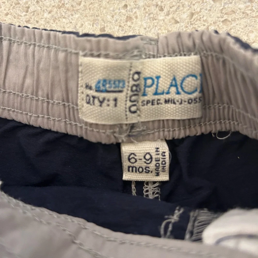 The Childrens‎ Place Navy Blue Cargo Shorts Size 6-9 Months